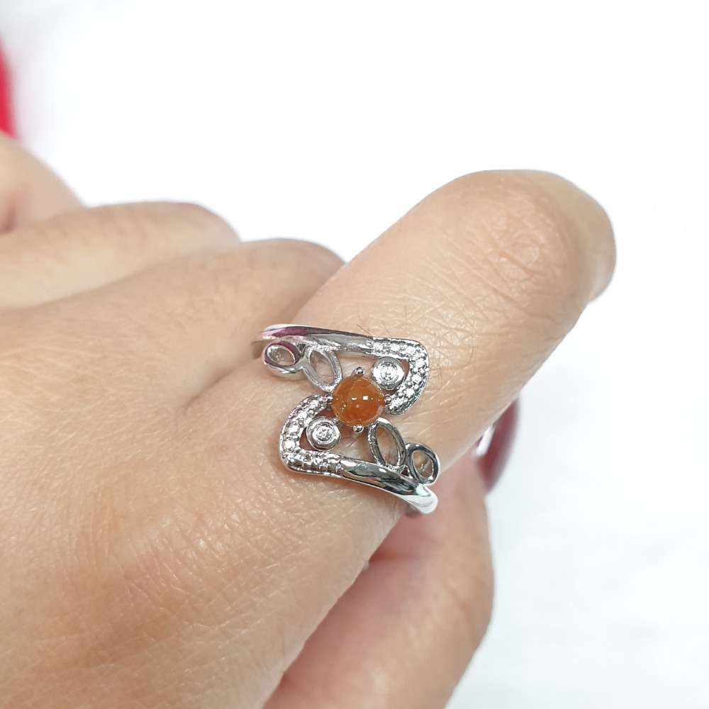 逸品軒～天然緬甸玉A貨-Z6805-翡翠飾品三件套組  內含項鍊／耳釘／可調式戒指-細節圖2