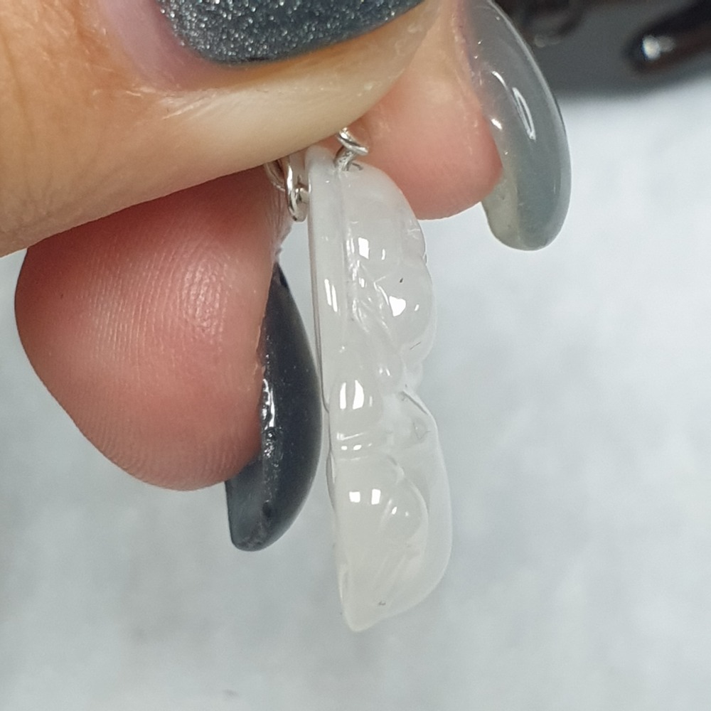 逸品軒～天然緬甸玉A貨-Z6879-冰細糯佛公墜子 長21.3mm寬24.7mm厚5.5mm 💰售價2200元-細節圖3