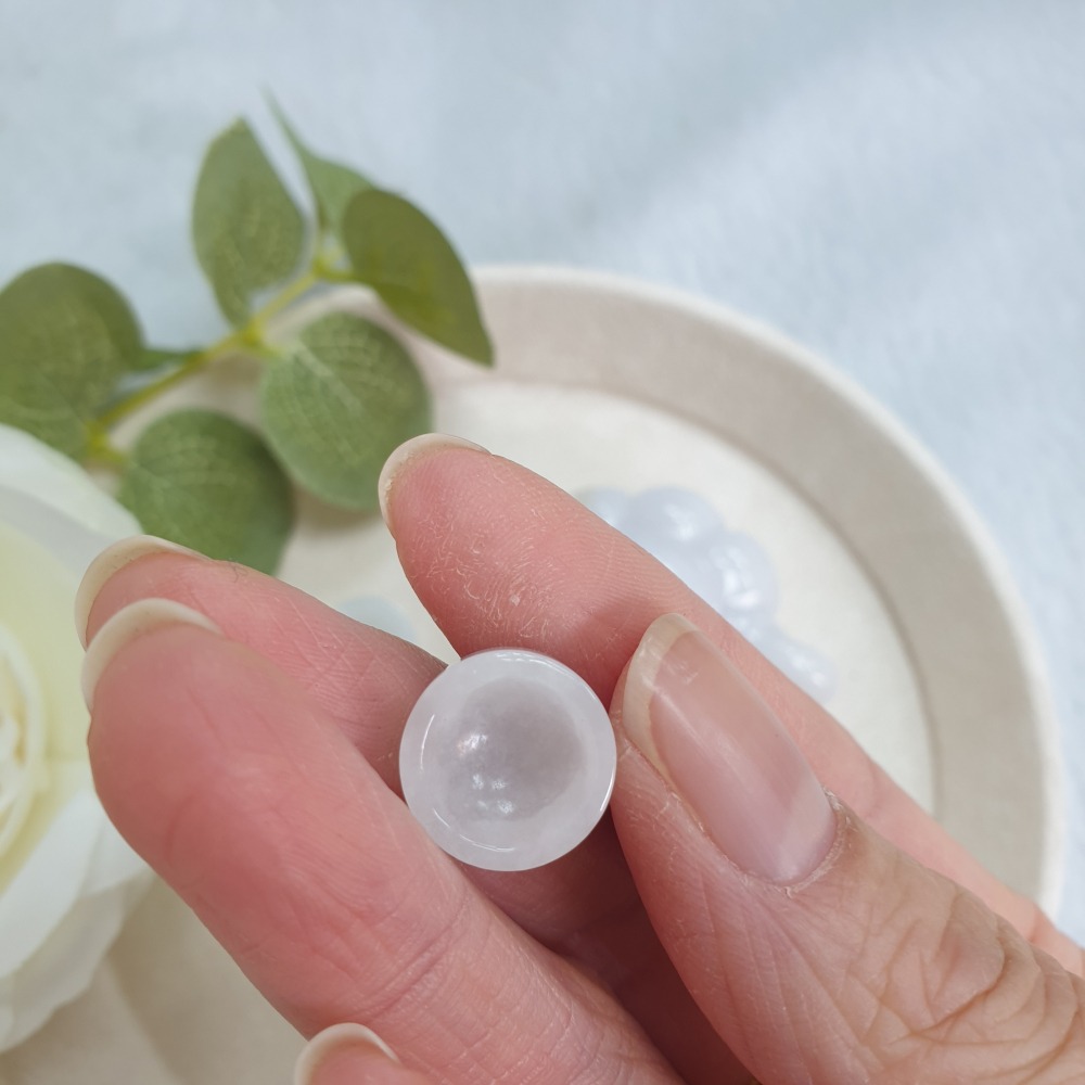 逸品軒～天然緬甸玉A貨-O0500細糯南瓜茶壺組擺件 茶壺長51.4mm寬40.4mm厚15.2mm-細節圖8