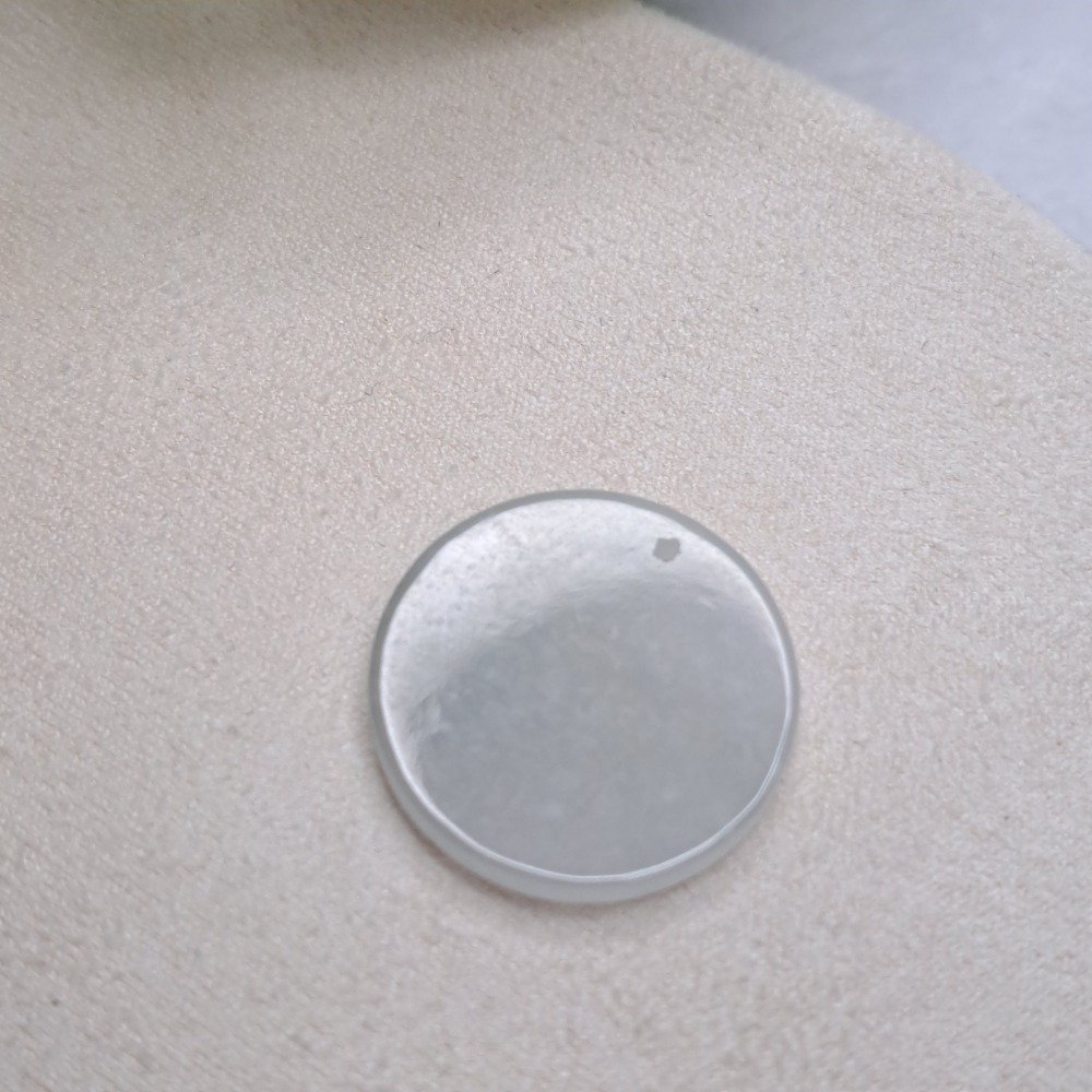 逸品軒～天然緬甸玉A貨-Z6999-冰糯無事牌墜子 直徑約21.7mm厚3.0mm-細節圖2