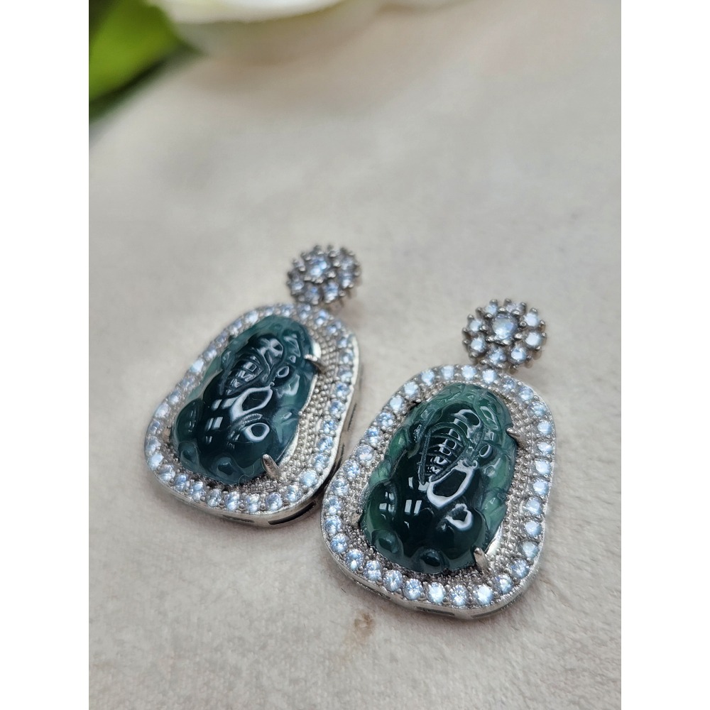 逸品軒～天然翡翠玉A貨-Z7027-瓜料貔貅墜子925銀台有封底長28.3mm寬10.1mm厚11.2mm-細節圖7