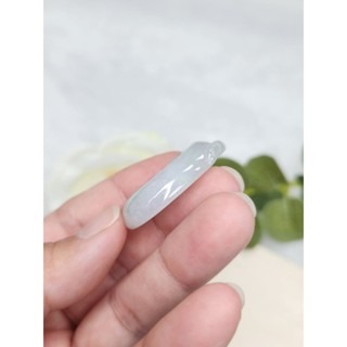 逸品軒～天然緬甸玉A貨-Z7054-淡綠如意墜子✅️長約33.4mm寬約19.6mm厚約6.7mm-細節圖8