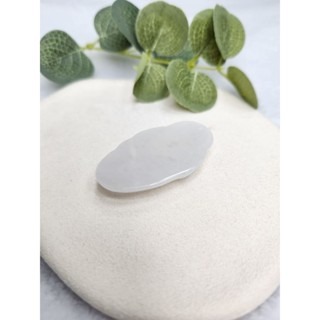 逸品軒～天然緬甸玉A貨-Z7079-冰糯白翡彌勒佛墜子✅️長約47.4mm寬約28.1mm厚約5.7mm-細節圖4