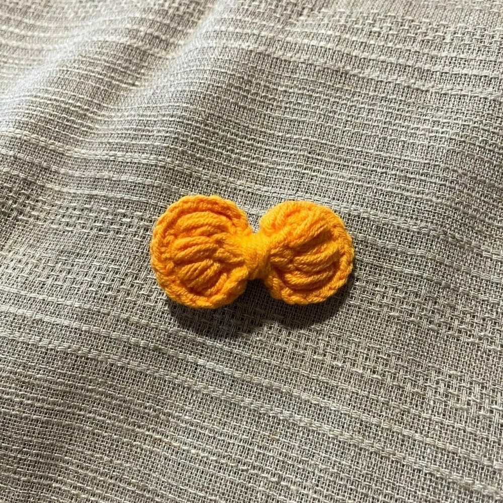 Jenny′s good life手作毛線針織蝴蝶結髮夾/髮飾-細節圖3