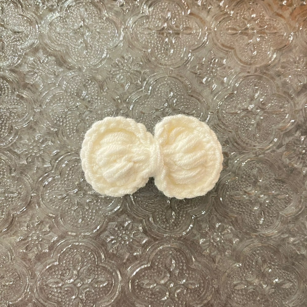 Jenny′s good life手作毛線針織蝴蝶結髮夾/髮飾-細節圖3