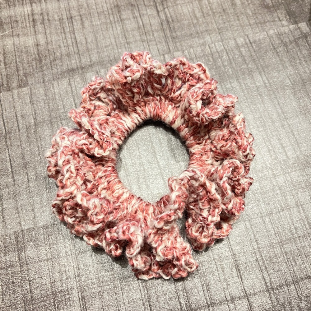 Jenny′s good life手作毛線針織花邊髮圈/大腸圈/髮飾-規格圖7