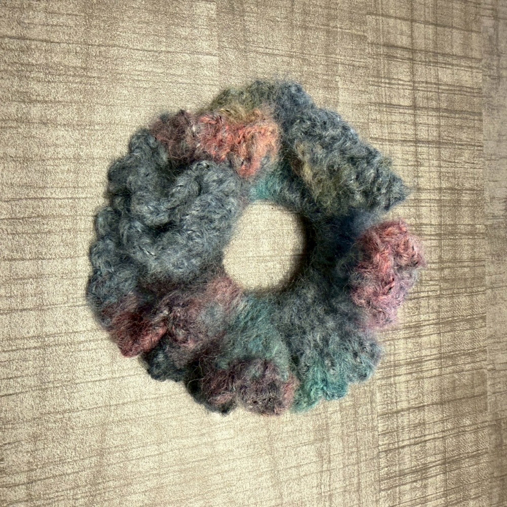 Jenny′s good life手作毛線針織花邊髮圈/大腸圈/髮飾-規格圖7