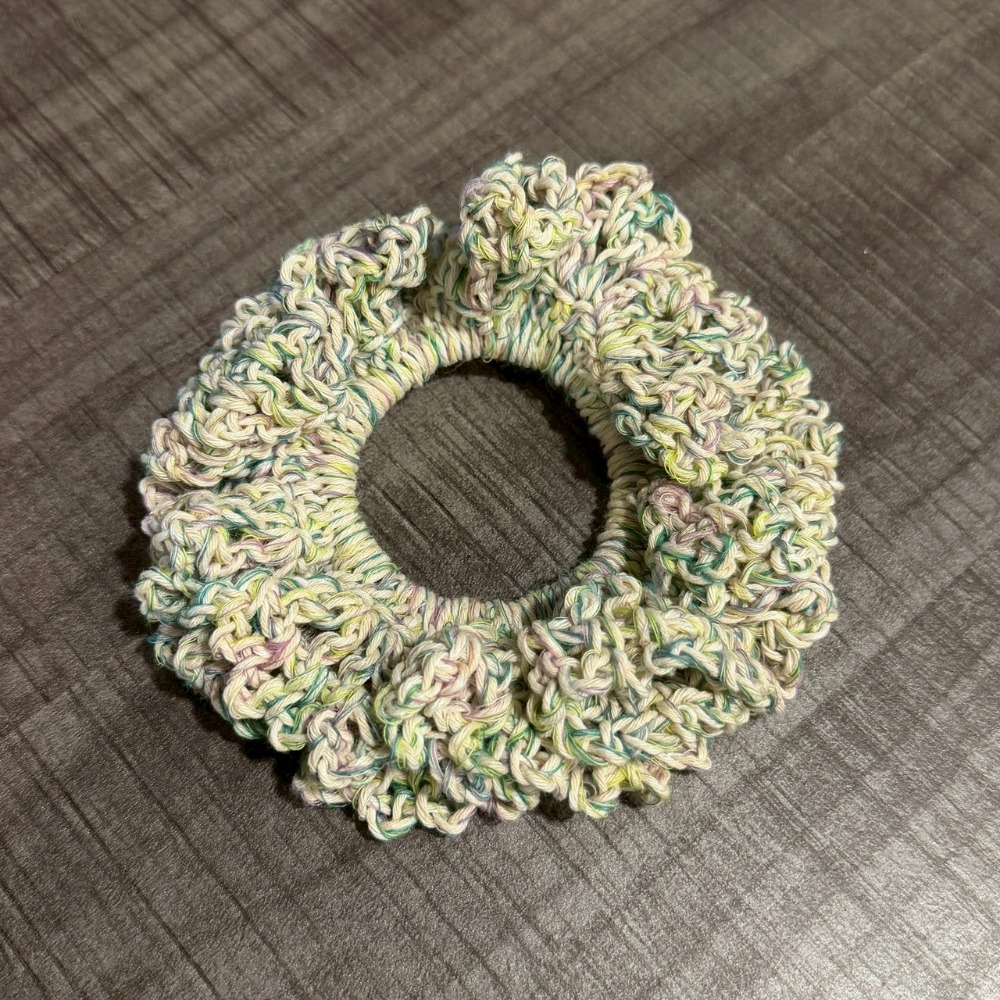 Jenny′s good life手作毛線針織花邊髮圈/大腸圈/髮飾-規格圖10