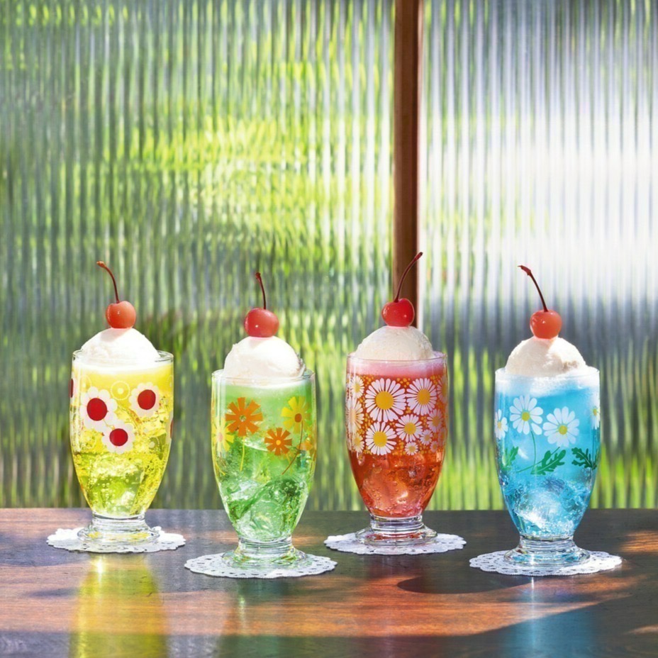 日本製石塚玻璃Ishizuka Glass透明玻璃杯/飲料杯 335ml (7種圖案)-細節圖9