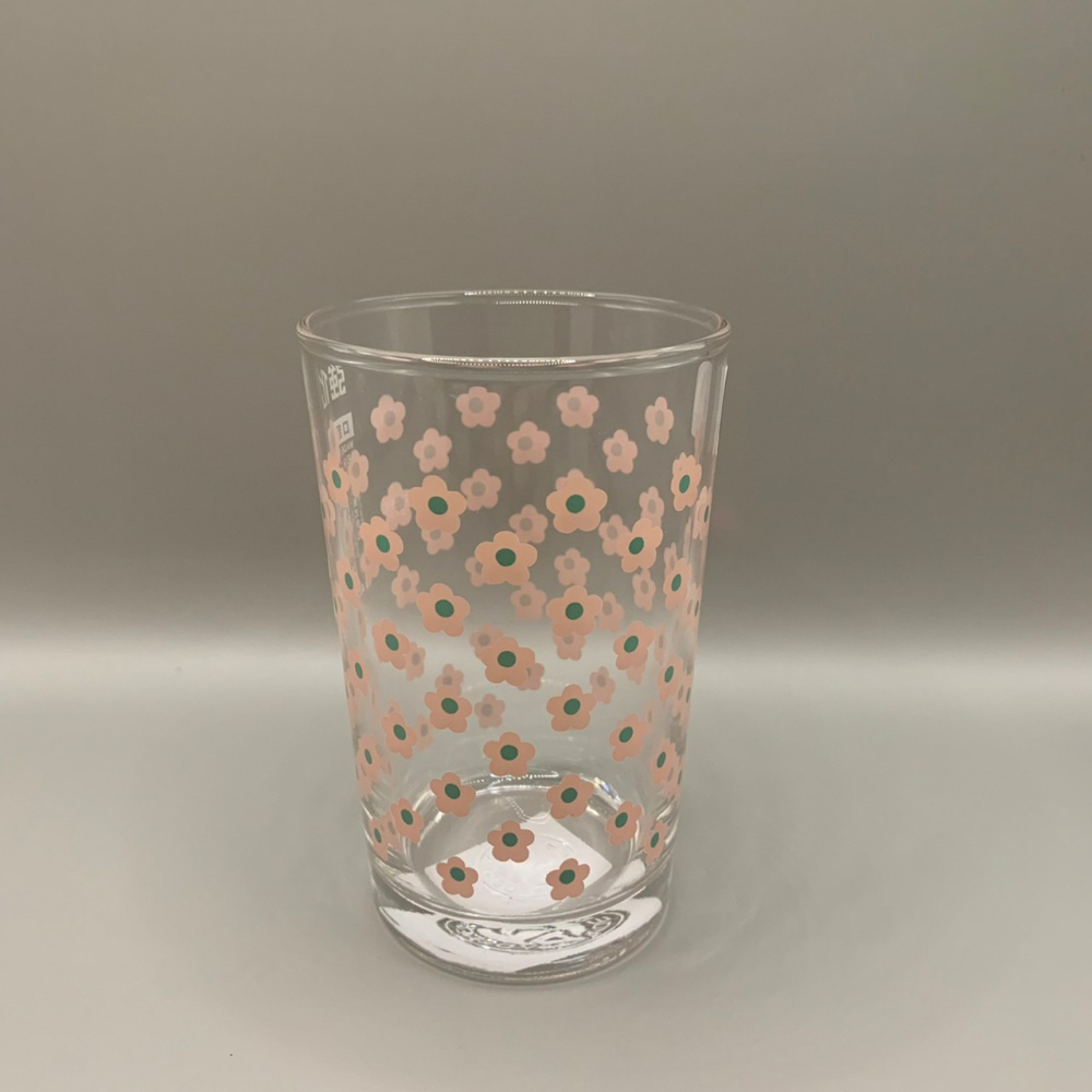 日本製石塚玻璃 Ishizuka Glass 粉紅小櫻花玻璃杯/飲料杯 200ml-細節圖2