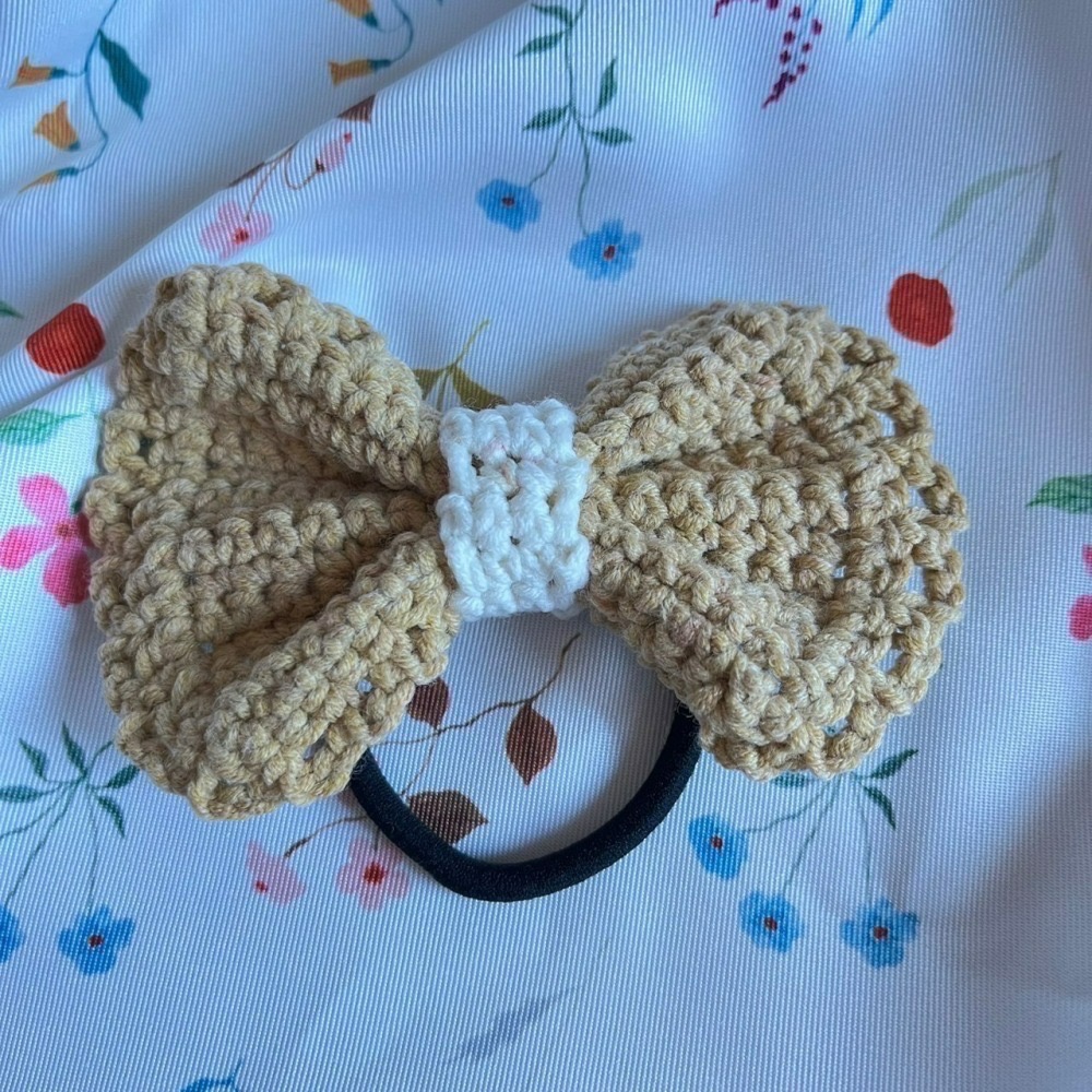 Jenny′s good life手作毛線針織蝴蝶結髮圈/髮飾-細節圖5