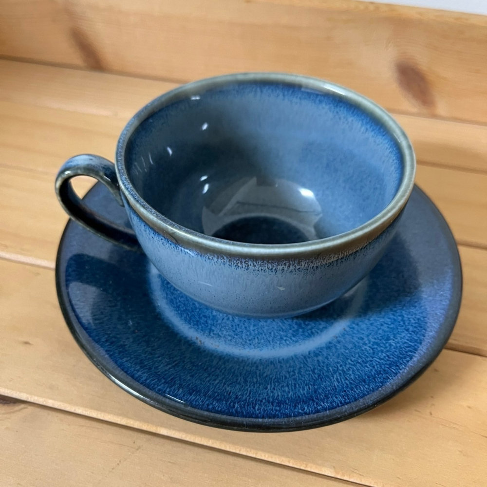 漸層孔雀藍咖啡杯盤組-細節圖2