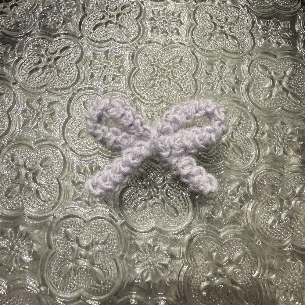 Jenny′s good life手作毛線針織蝴蝶結線條髮夾/髮飾-細節圖9