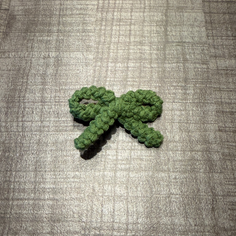 Jenny′s good life手作毛線針織蝴蝶結線條髮夾 髮飾 飾品-細節圖7