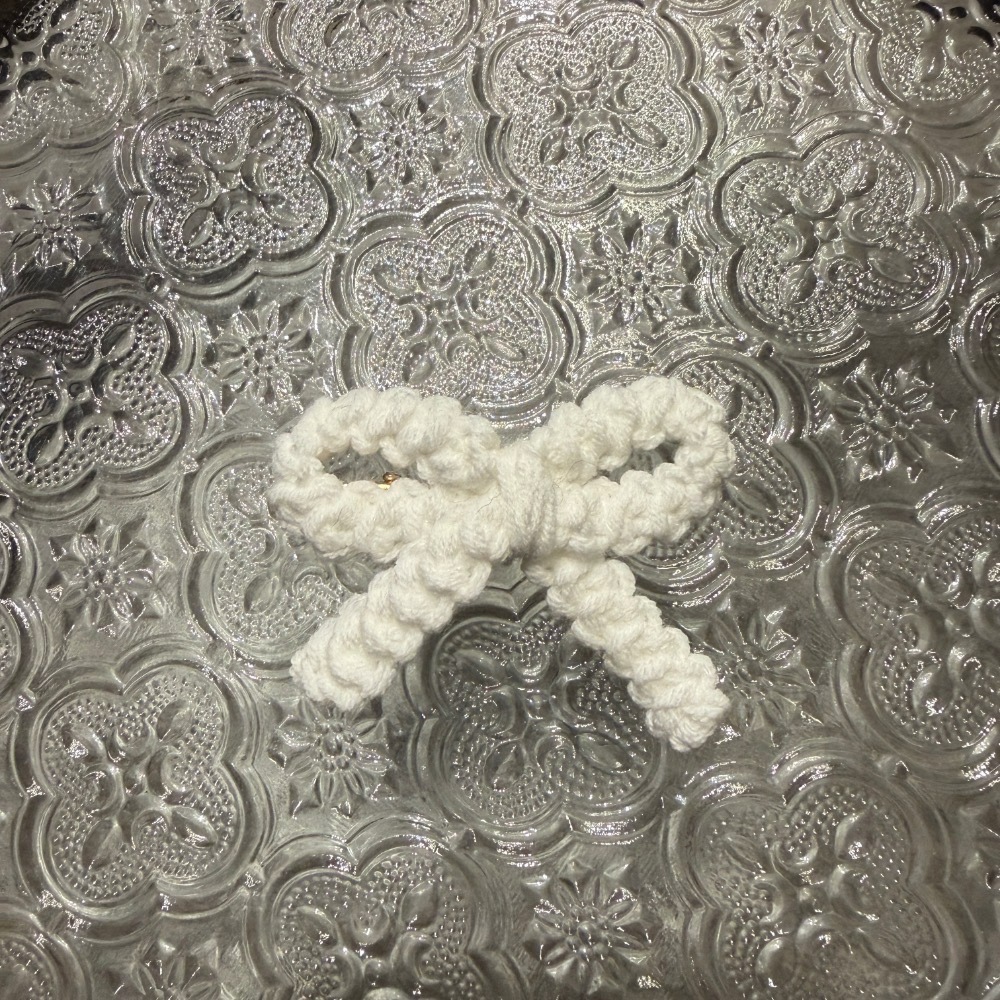 Jenny′s good life手作毛線針織蝴蝶結線條髮夾/髮飾-規格圖8