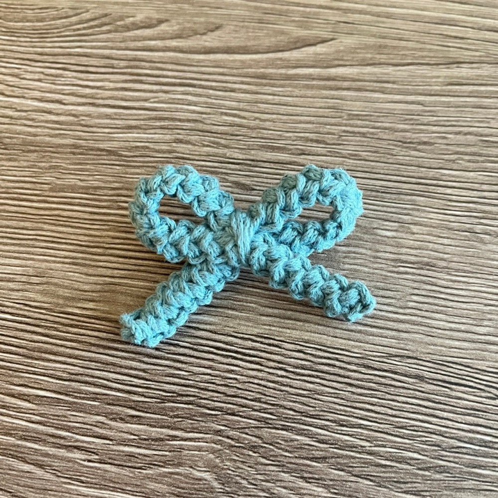 Jenny′s good life手作毛線針織線條蝴蝶結裝飾別針-細節圖3