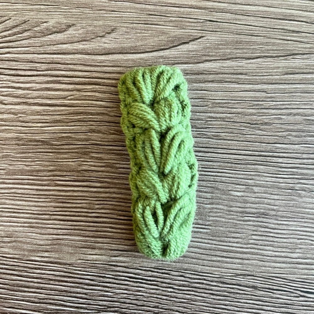 Jenny′s good life手作毛線針織髮夾/髮飾 - 經典麻花捲-規格圖7