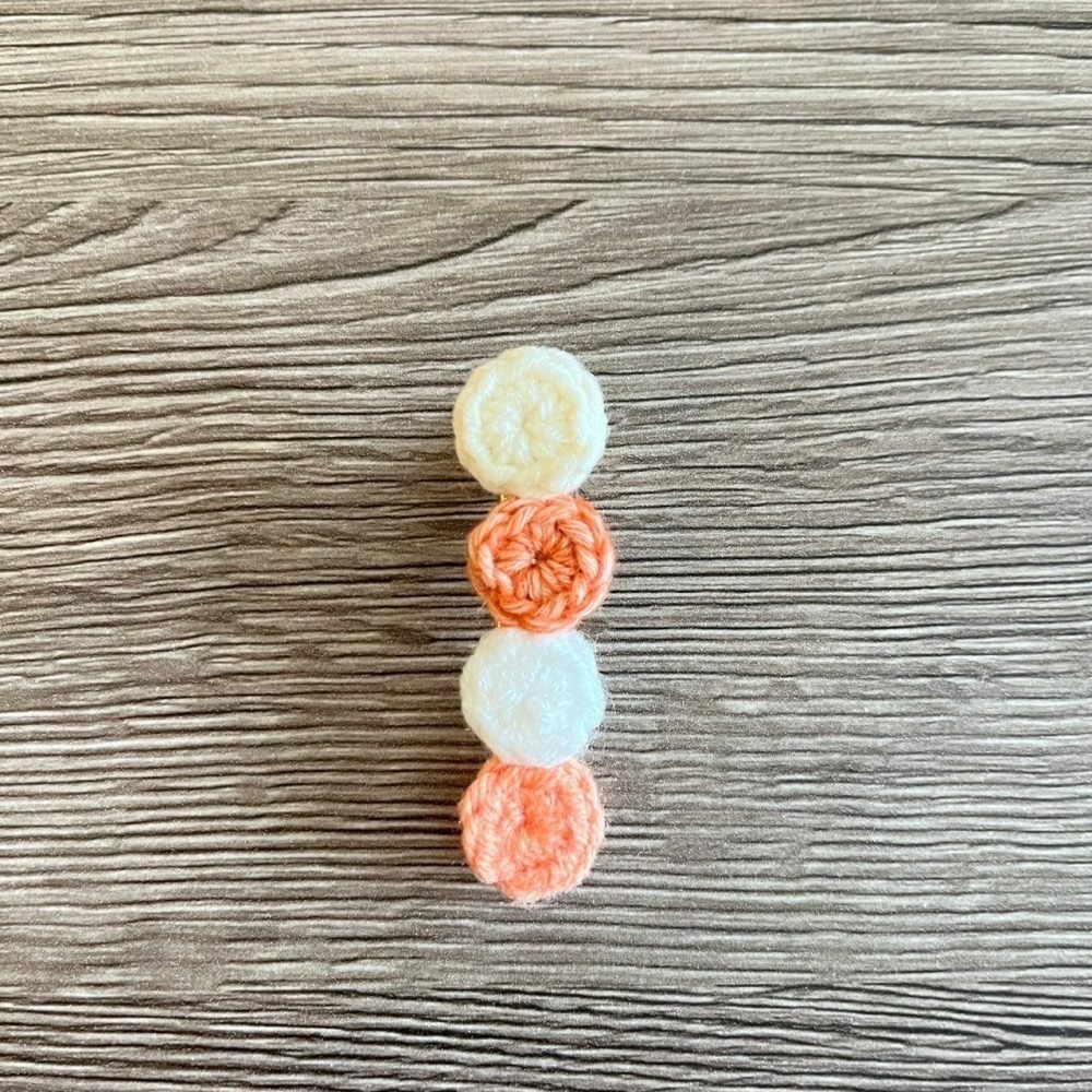 Jenny′s good life手作毛線針髮夾/髮飾/邊夾 - 圓圓糰子-細節圖3