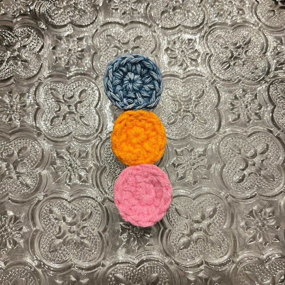 Jenny′s good life手作毛線針髮夾/髮飾/邊夾 - 圓圓糰子-規格圖11