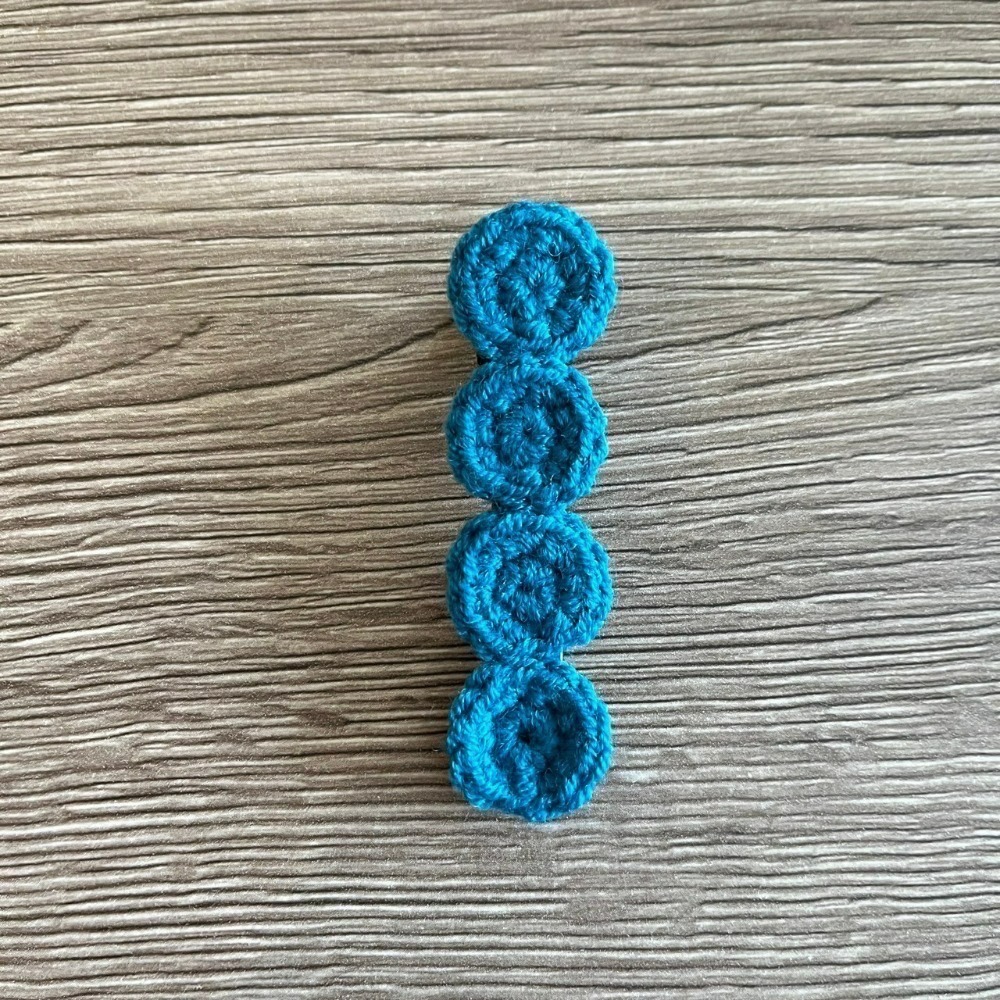 Jenny′s good life手作毛線針髮夾/髮飾/邊夾 - 圓圓糰子-規格圖10