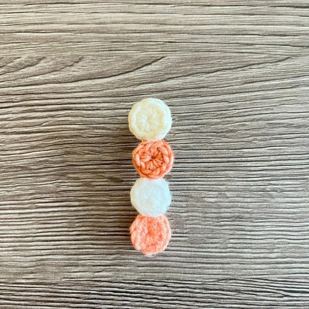 Jenny′s good life手作毛線針髮夾/髮飾/邊夾 - 圓圓糰子-規格圖10