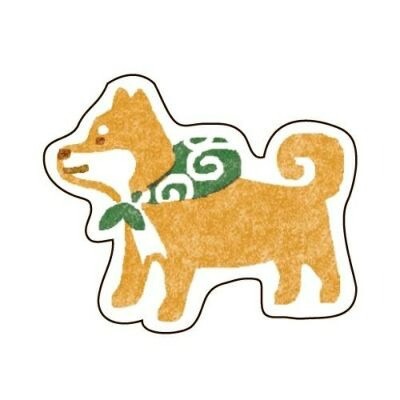 日本製FURUKAWASHIKO吉川紙工柴犬和紙貼紙組-細節圖3