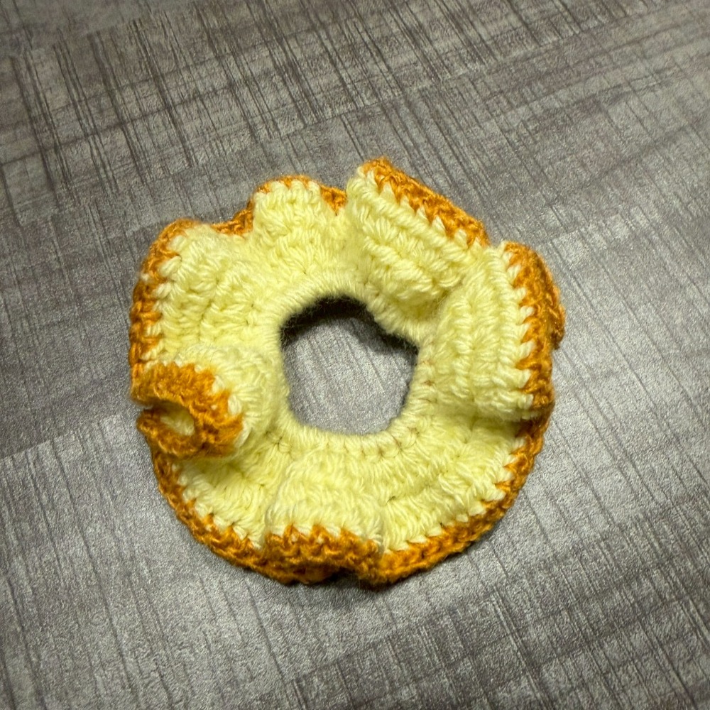 Jenny′s good life手作毛線針織經典浪漫雙色髮圈/大腸圈/髮飾-規格圖6