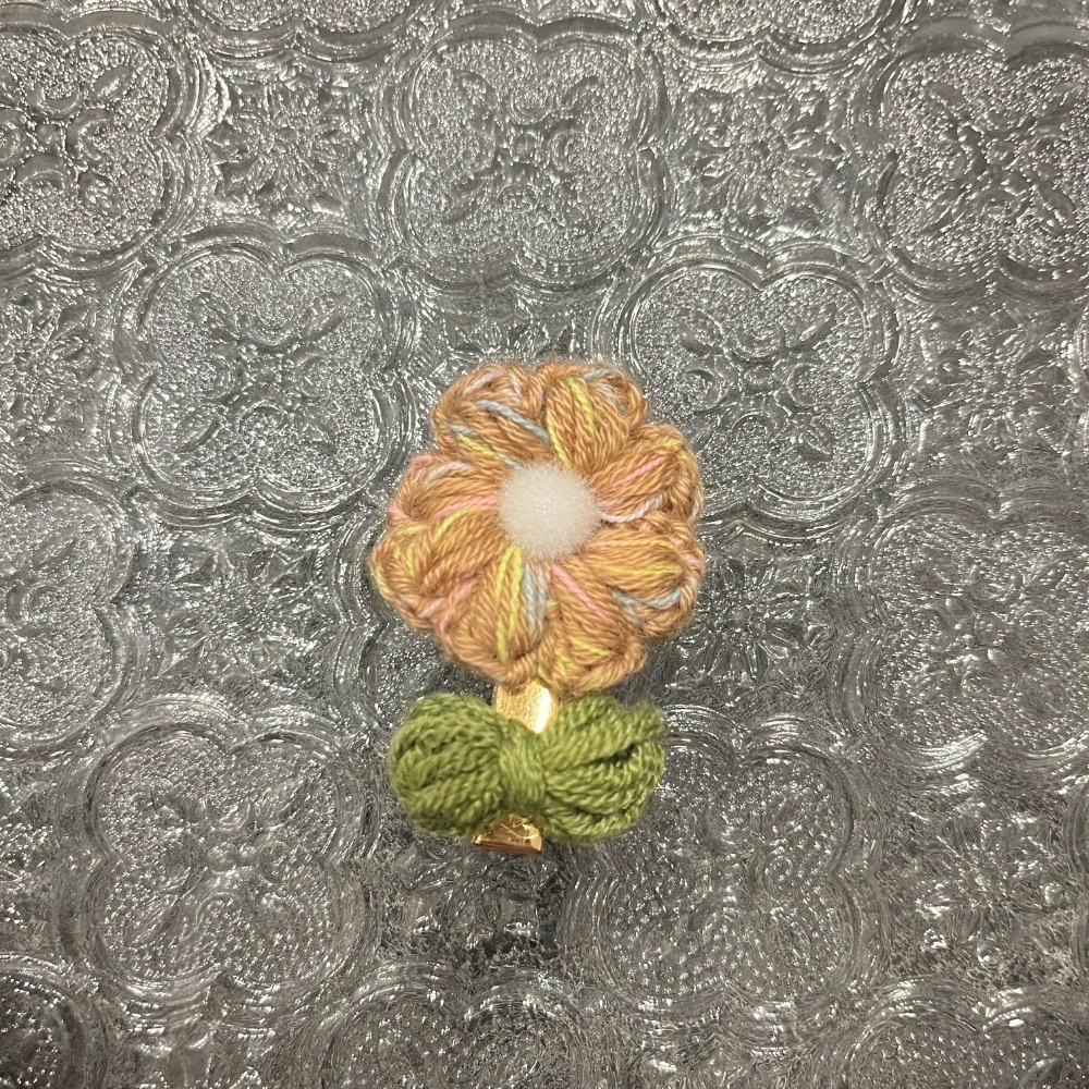 Jenny’s good life 手作針織毛線 一支小花髮夾/髮飾-規格圖11