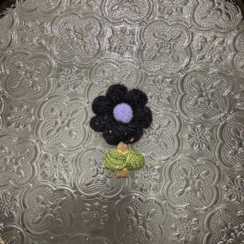 Jenny’s good life 手作針織毛線 一支小花髮夾/髮飾-規格圖11