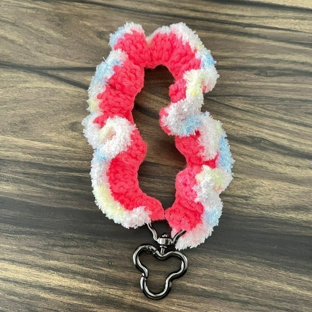 Jenny’s good life 手作毛線波浪捲捲手機掛繩 手機手腕繩 手機繩-細節圖3