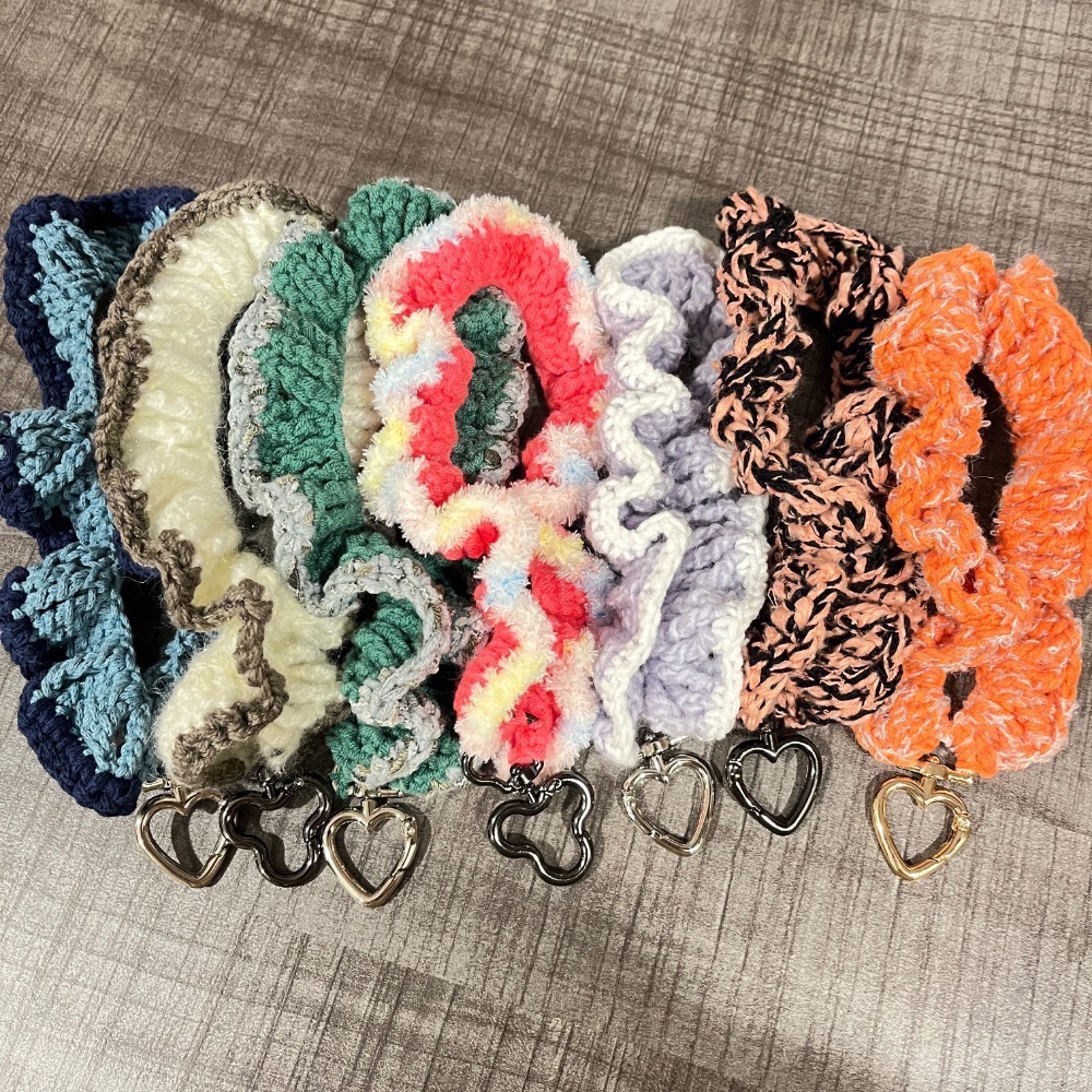 Jenny’s good life 手作毛線波浪捲捲手機掛繩 手機手腕繩 手機繩-細節圖5