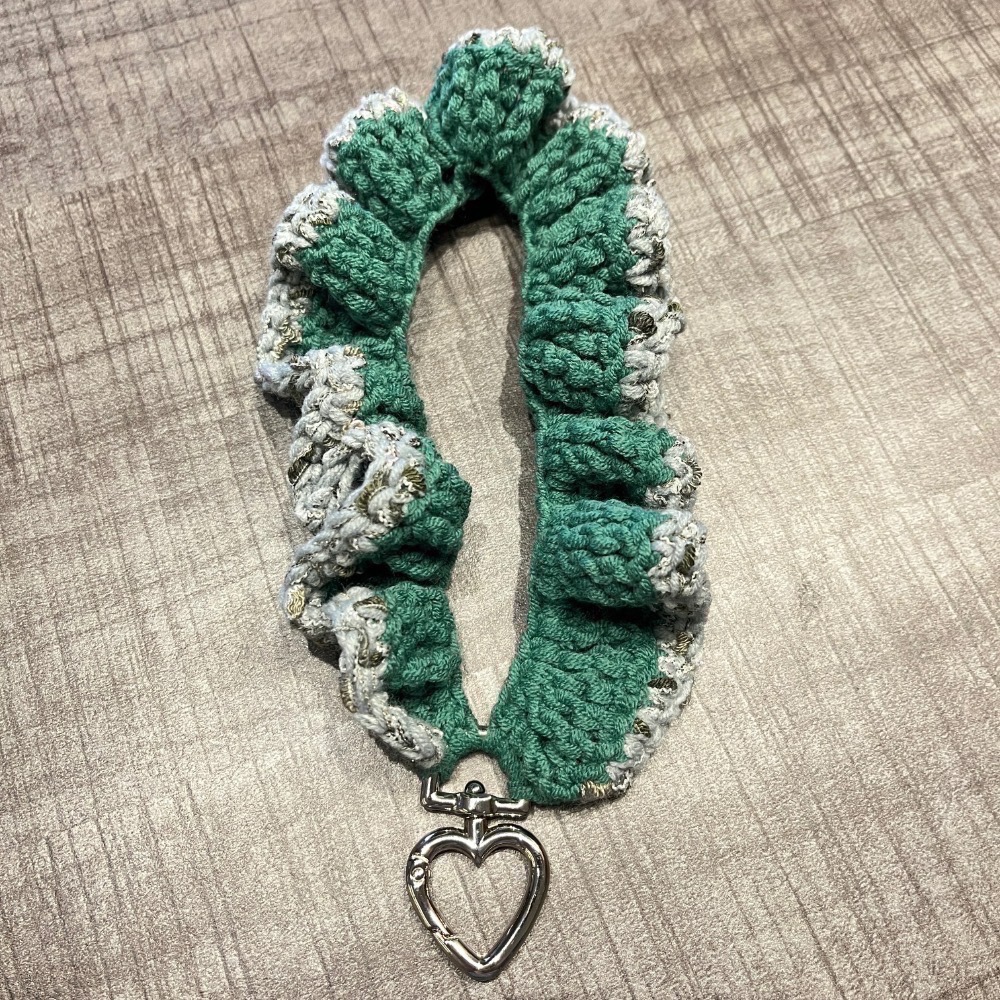 Jenny’s good life 手作毛線波浪捲捲手機掛繩 手機手腕繩 手機繩-規格圖8