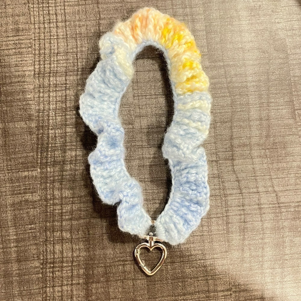 Jenny’s good life 手作毛線波浪捲捲手機掛繩 手機手腕繩 手機繩-規格圖8
