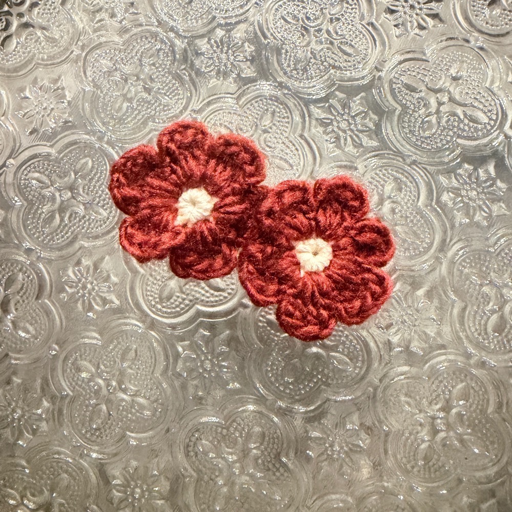 Jenny’s good life 手作毛線兩朵小花髮夾-規格圖8