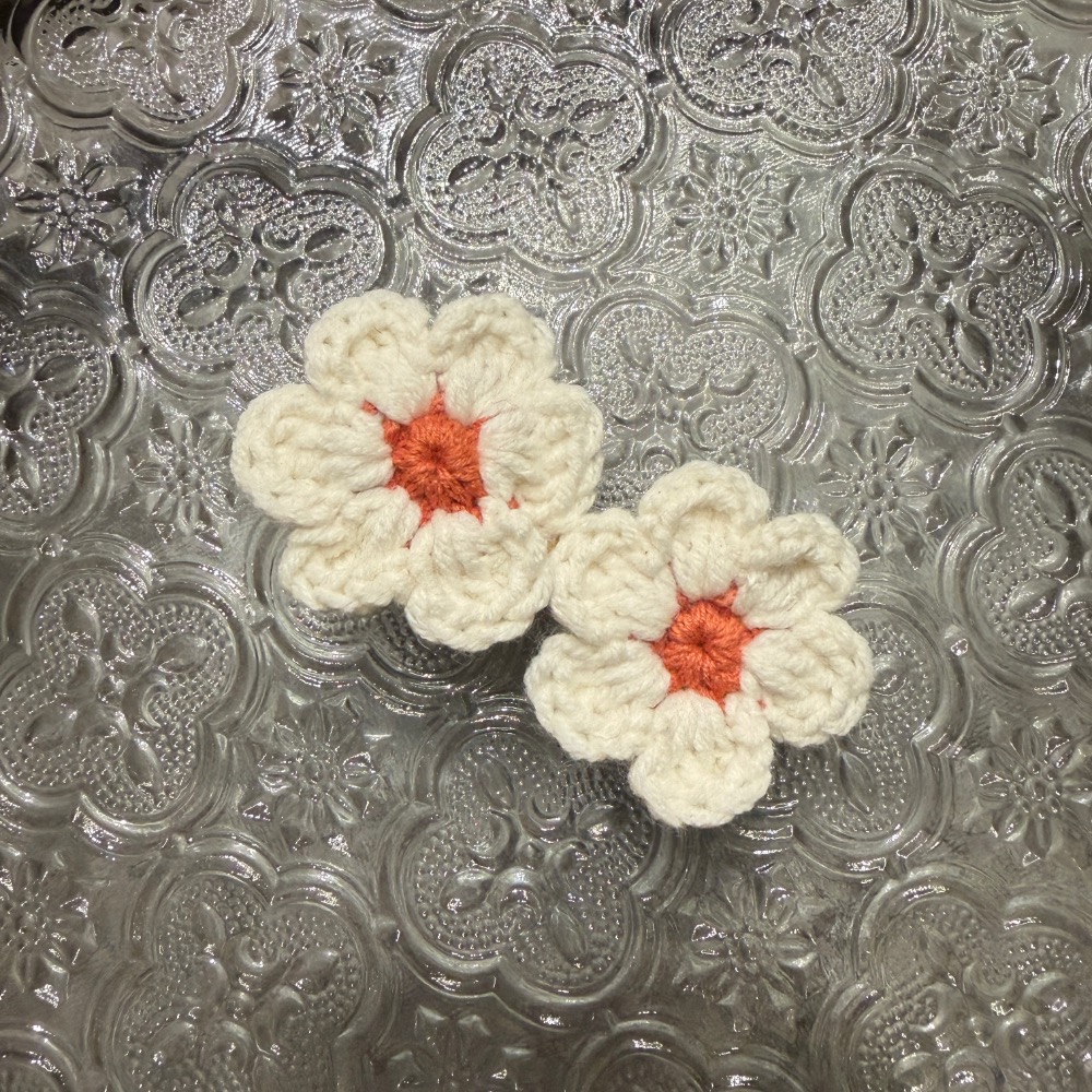 Jenny’s good life 手作毛線兩朵小花髮夾-規格圖8
