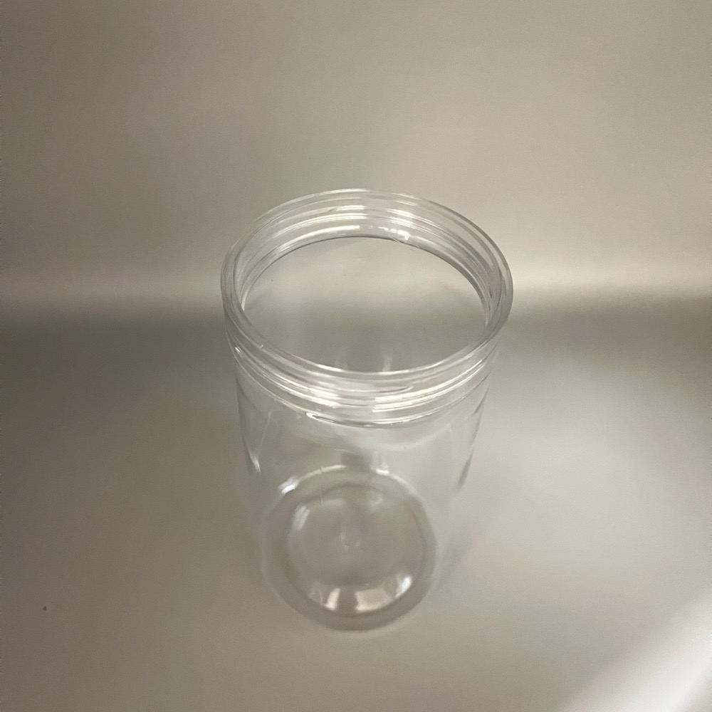 透明塑膠罐 透明罐 圓柱罐 直徑約6.5公分 高度約12公分 I-細節圖2