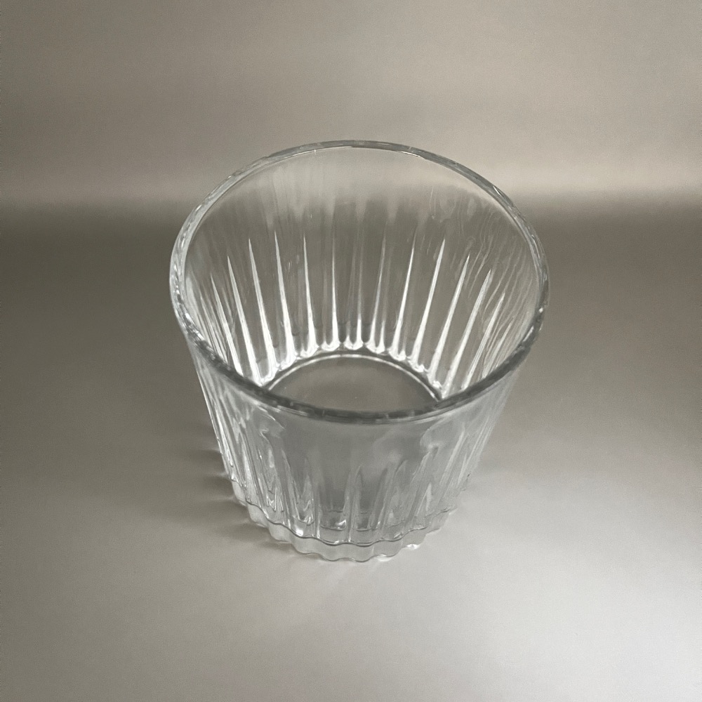 直條紋透明玻璃杯 玻璃水杯 飲料杯 咖啡杯 冷飲杯 威士忌杯-細節圖2