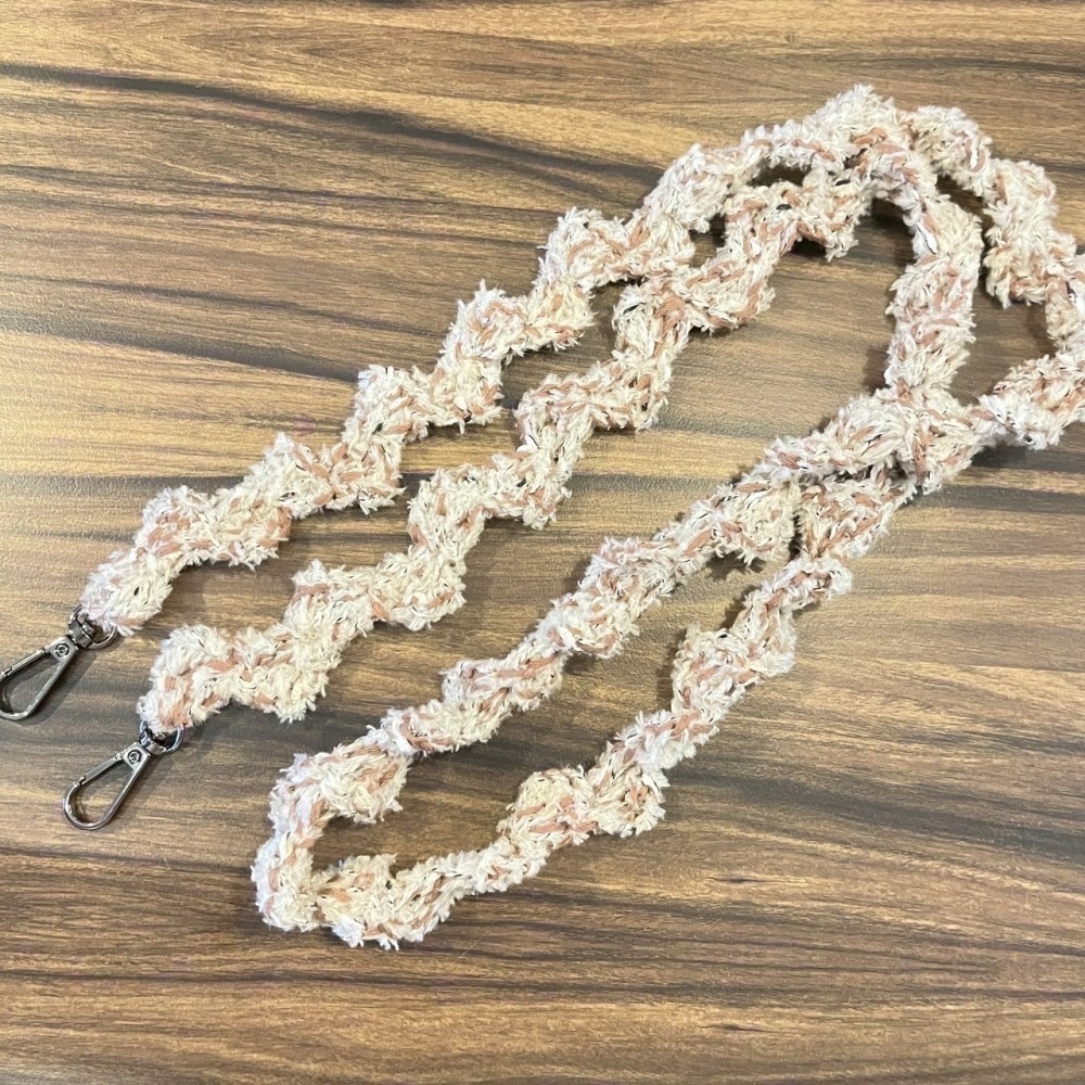 Jenny’s good life 手作毛線波浪符號手機背帶 手機掛繩-細節圖3