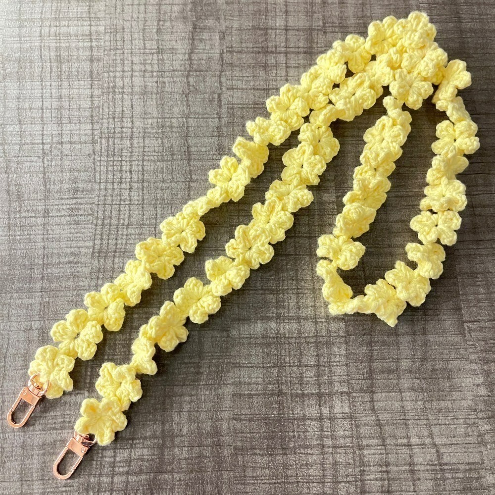 Jenny’s good life 手作小花串手機背帶 手機掛繩 小包包背帶-細節圖5