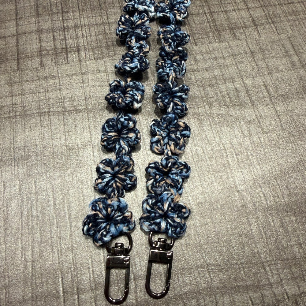 Jenny’s good life 手作小花串手機背帶 手機掛繩 小包包背帶-細節圖3