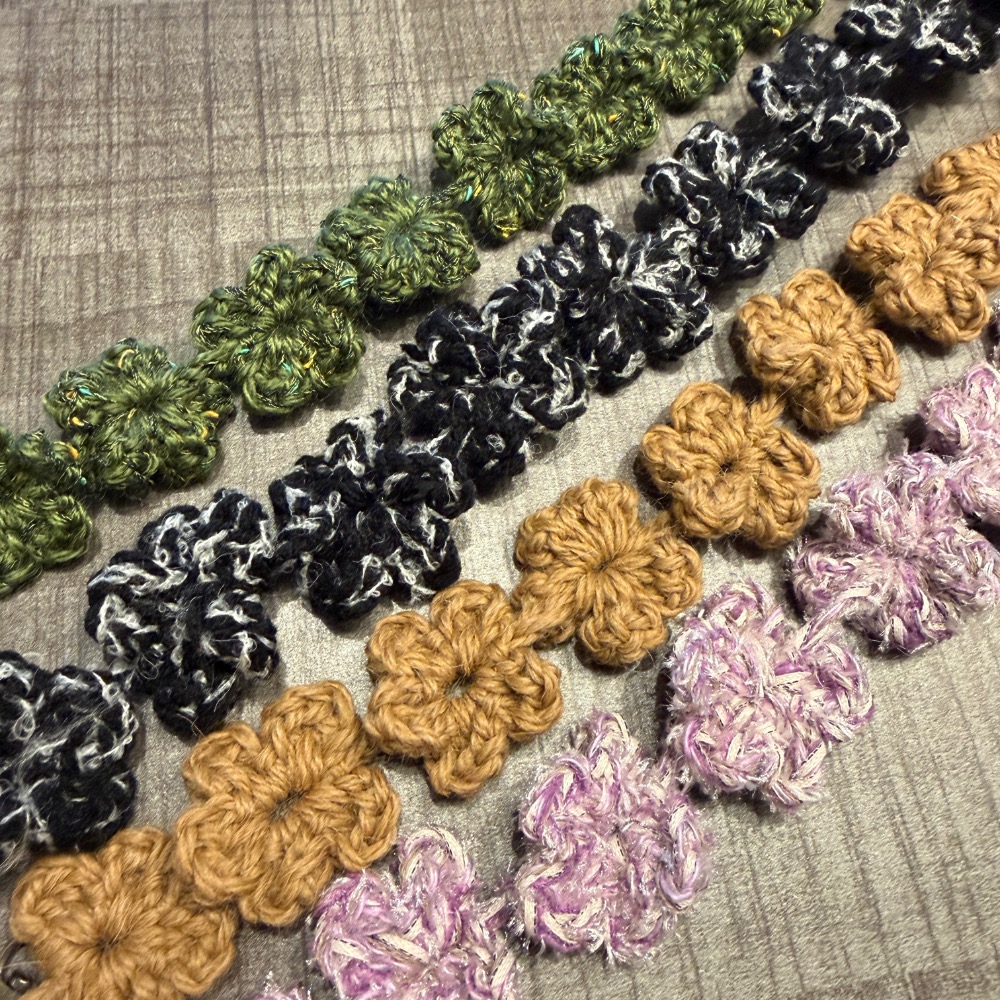Jenny’s good life 手作小花串手機背帶 手機掛繩 小包包背帶-細節圖7