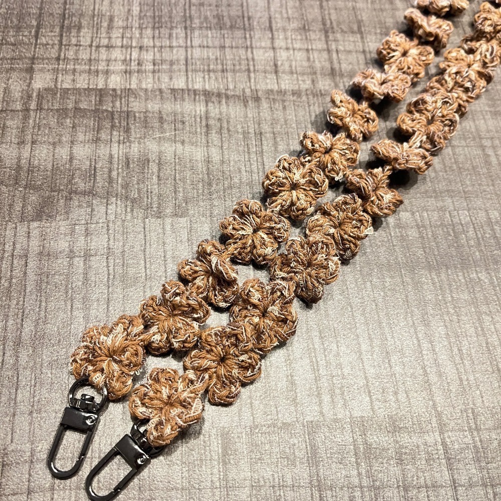 Jenny’s good life 手作小花串手機背帶 手機掛繩 小包包背帶-規格圖7