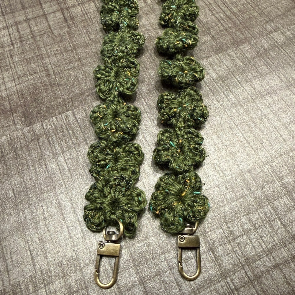 Jenny’s good life 手作小花串手機背帶 手機掛繩 小包包背帶-規格圖7