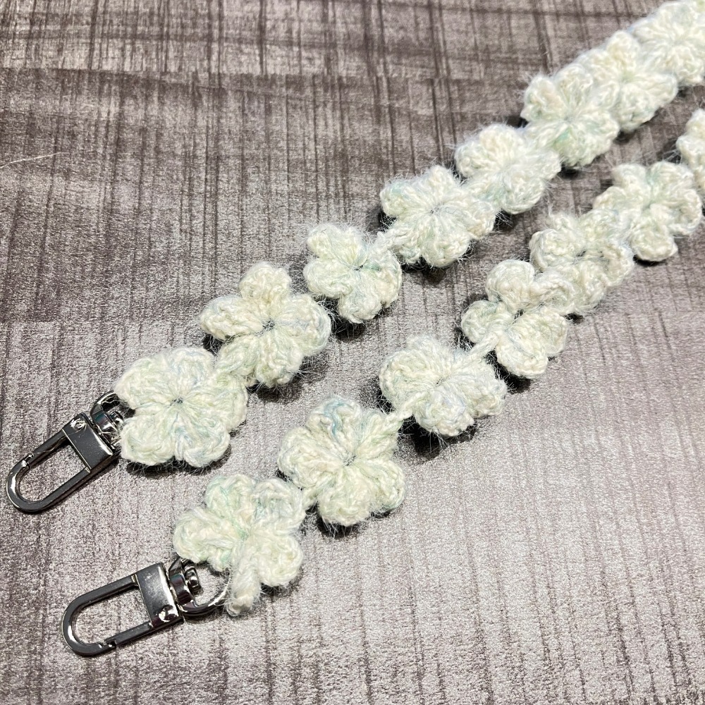 Jenny’s good life 手作小花串手機背帶 手機掛繩 小包包背帶-規格圖7