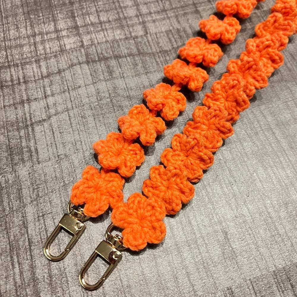 Jenny’s good life 手作小花串手機背帶 手機掛繩 小包包背帶-規格圖7