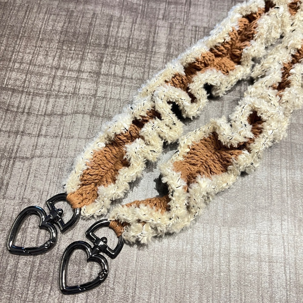 Jenny’s good life 手作毛線波浪捲捲寬版手機掛繩 手機背帶-規格圖9
