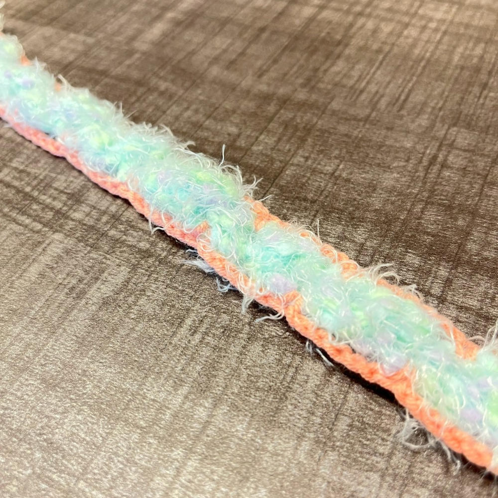 Jenny＇s good life 手作毛線蜜桃粉X獨角獸毛毛髮帶/髮飾-細節圖2