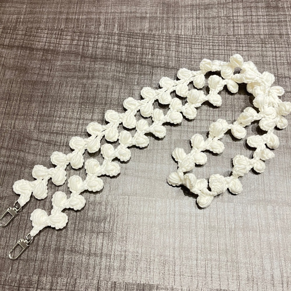 Jenny’s good life 手作毛線葉子藤蔓造型手機背帶 手機掛繩-細節圖5