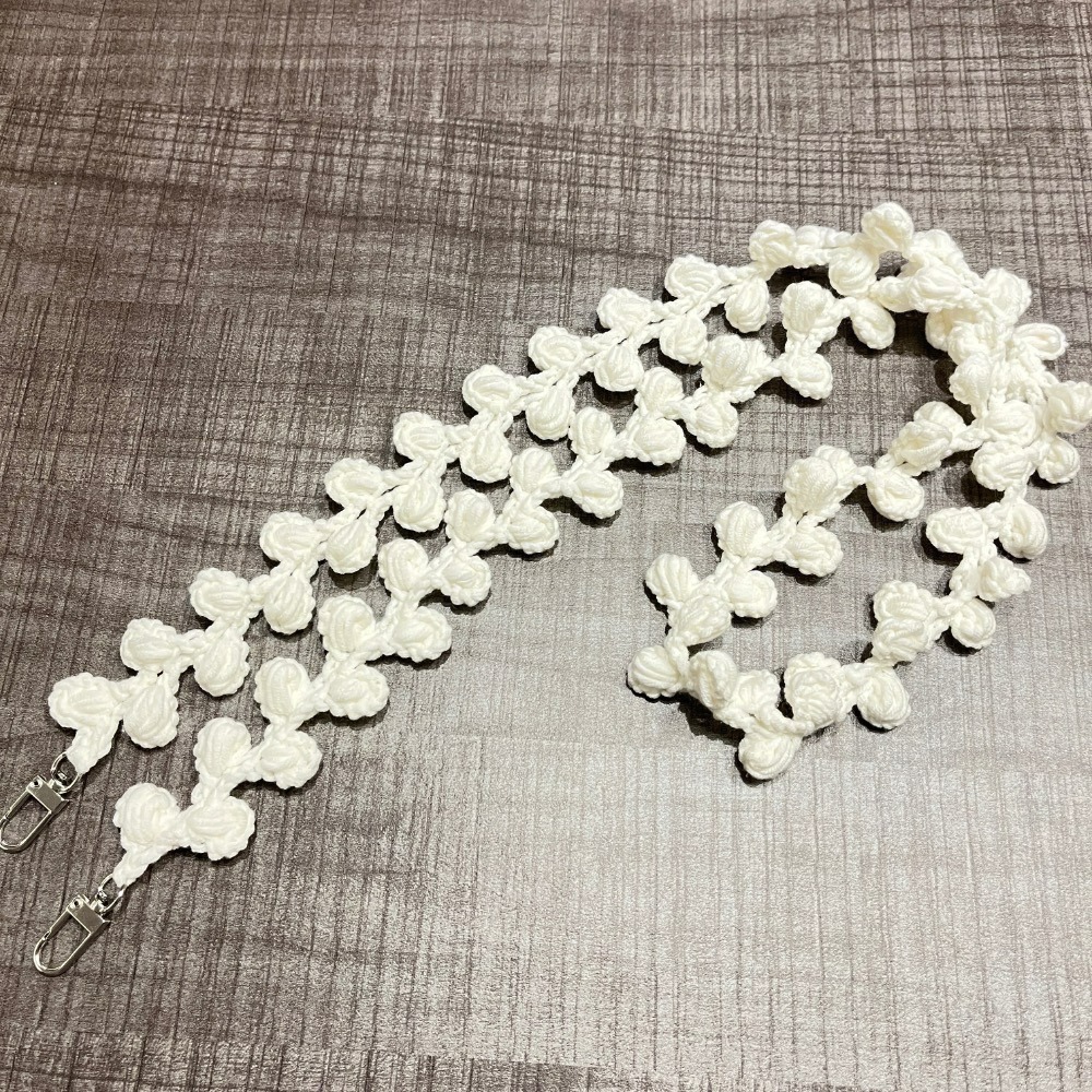 Jenny’s good life 手作毛線葉子藤蔓造型手機背帶 手機掛繩-細節圖6