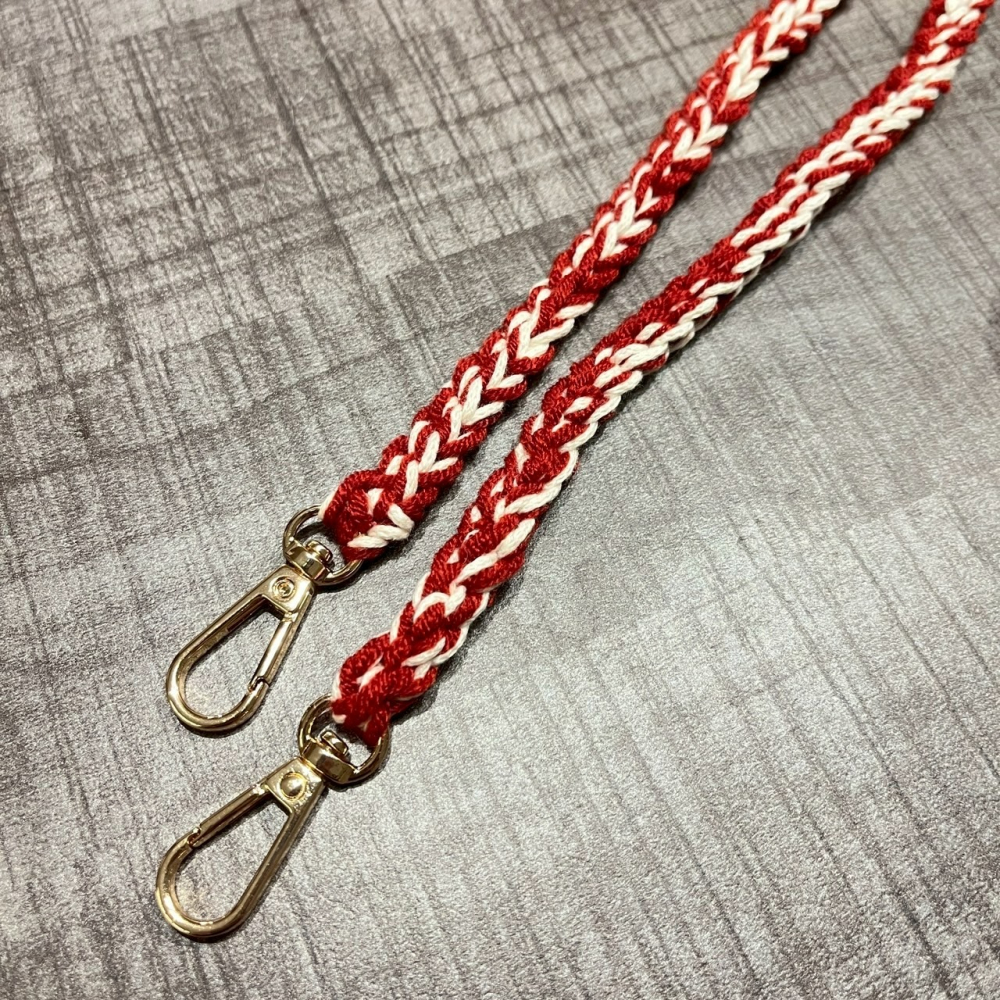 Jenny’s good life 手作混色毛線細款手機背帶 手機掛繩-細節圖4